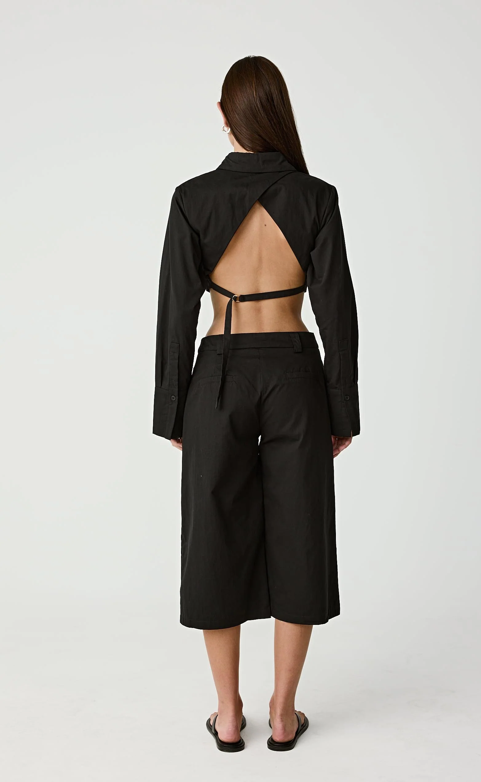 Ryley Midi Pants (Black) - Image 2