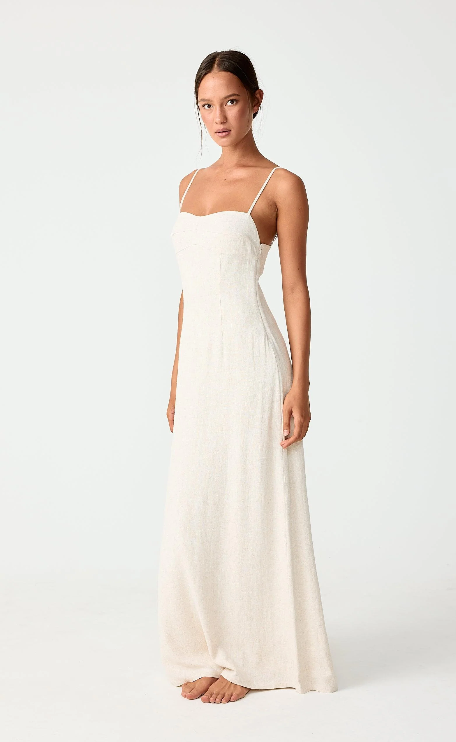 Selene Maxi Dress (Natural)