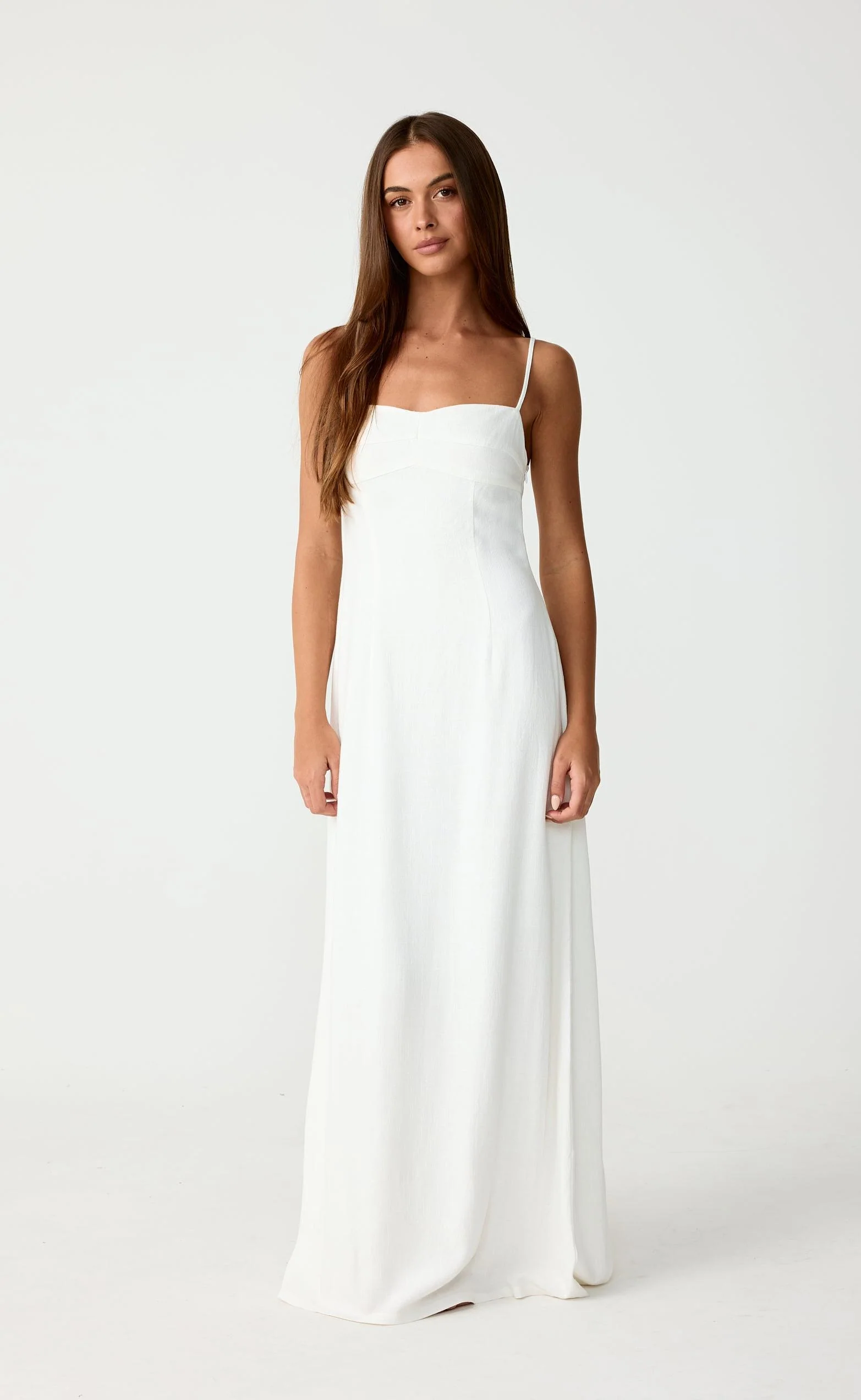 Selene Maxi Dress (White)