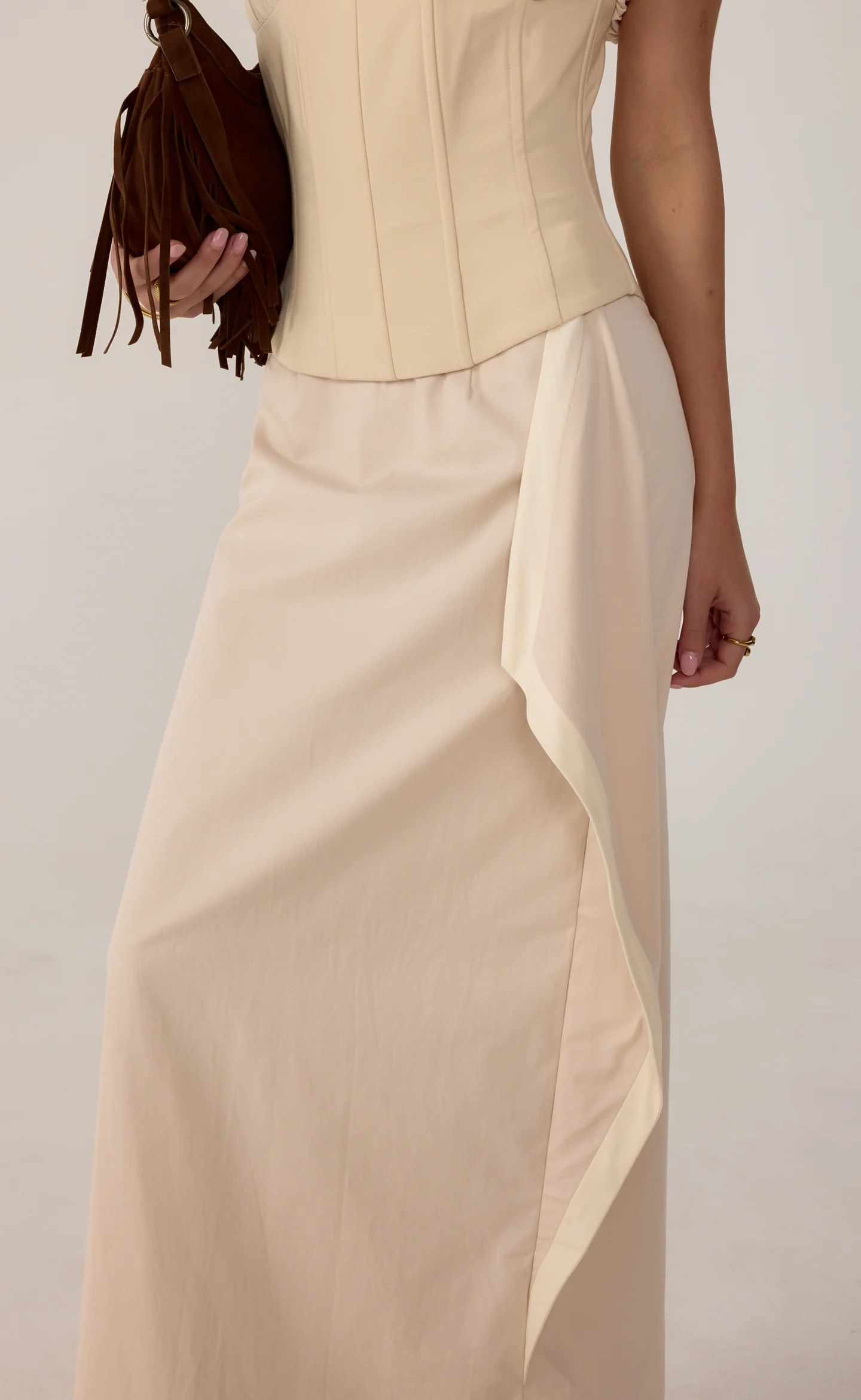 Sizzling Maxi Skirt (Iced Coffee) - Image 2