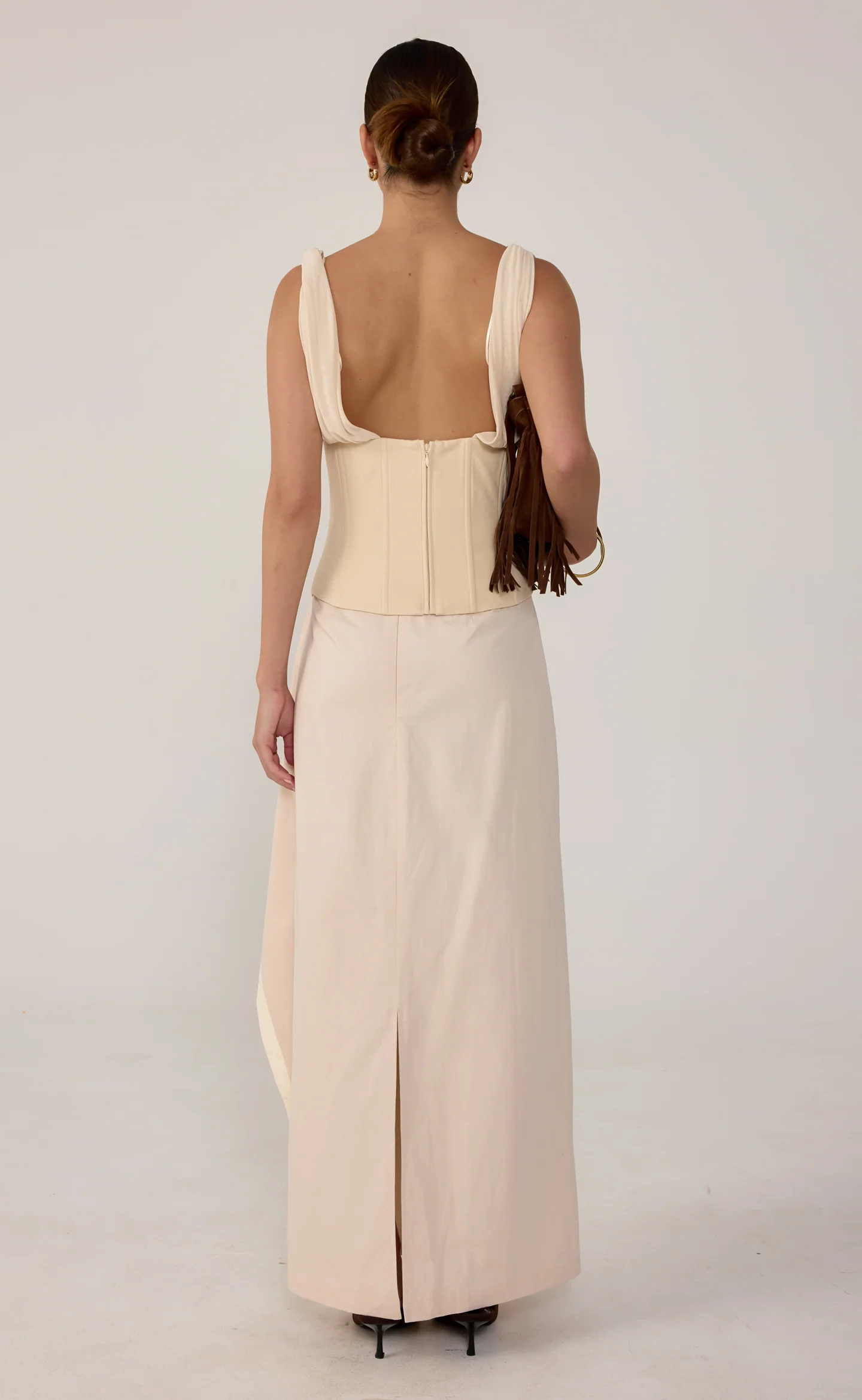 Sizzling Maxi Skirt (Iced Coffee) - Image 3