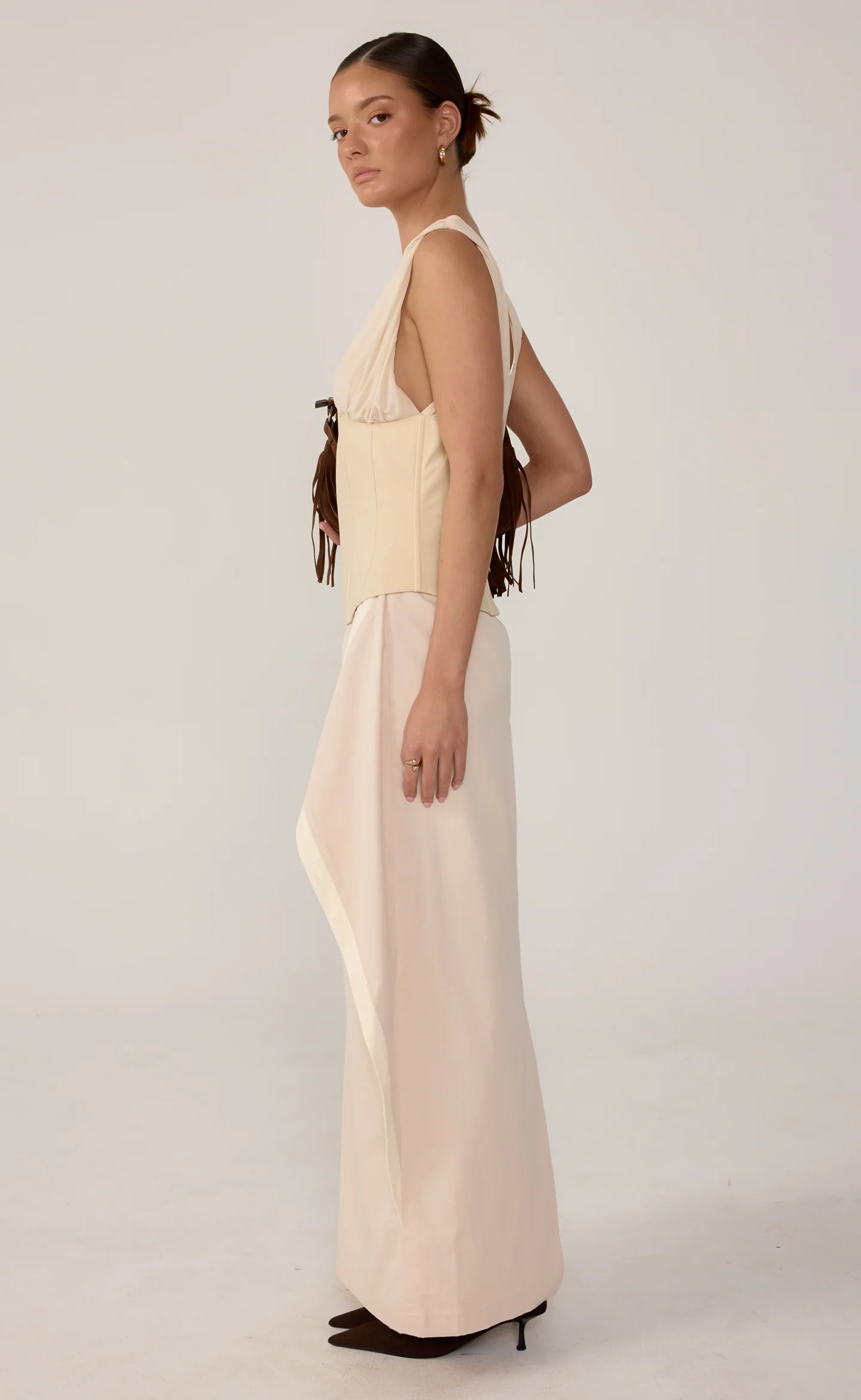 Sizzling Maxi Skirt (Iced Coffee) - Image 4