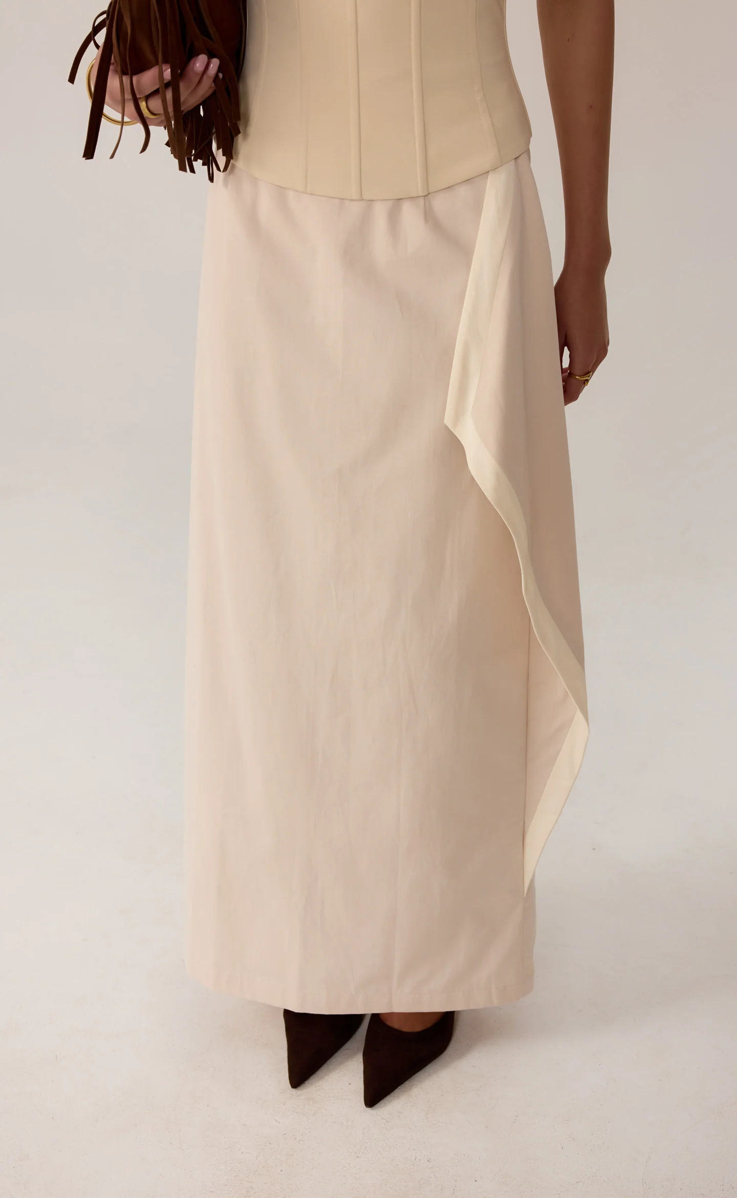 Sizzling Maxi Skirt (Iced Coffee) - Image 5