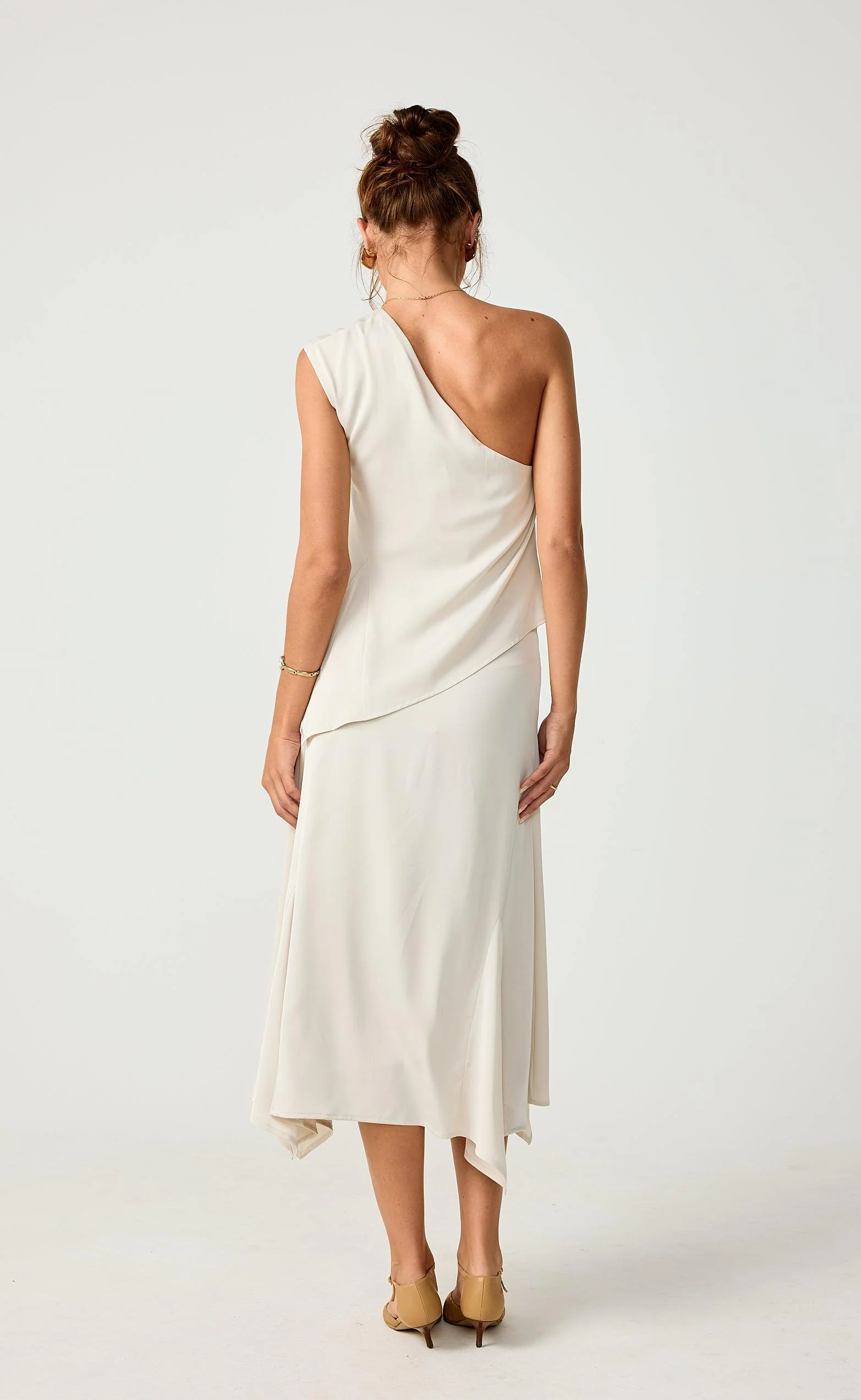 Stolen Glances Midi Skirt (Oat) - Image 4