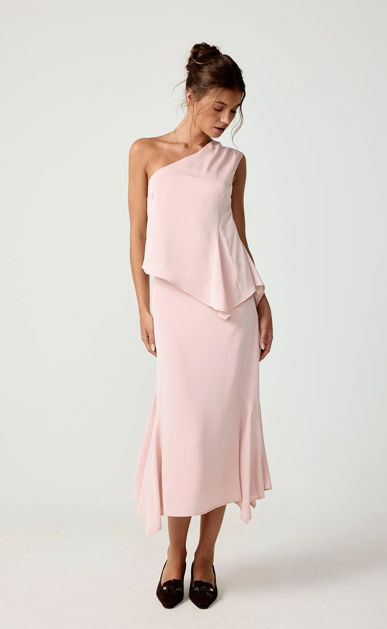 Stolen Glances Midi Skirt (Orchid)