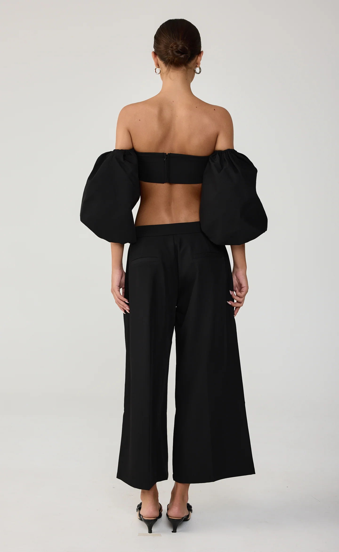Teigen Midi Pants (Black) - Image 4
