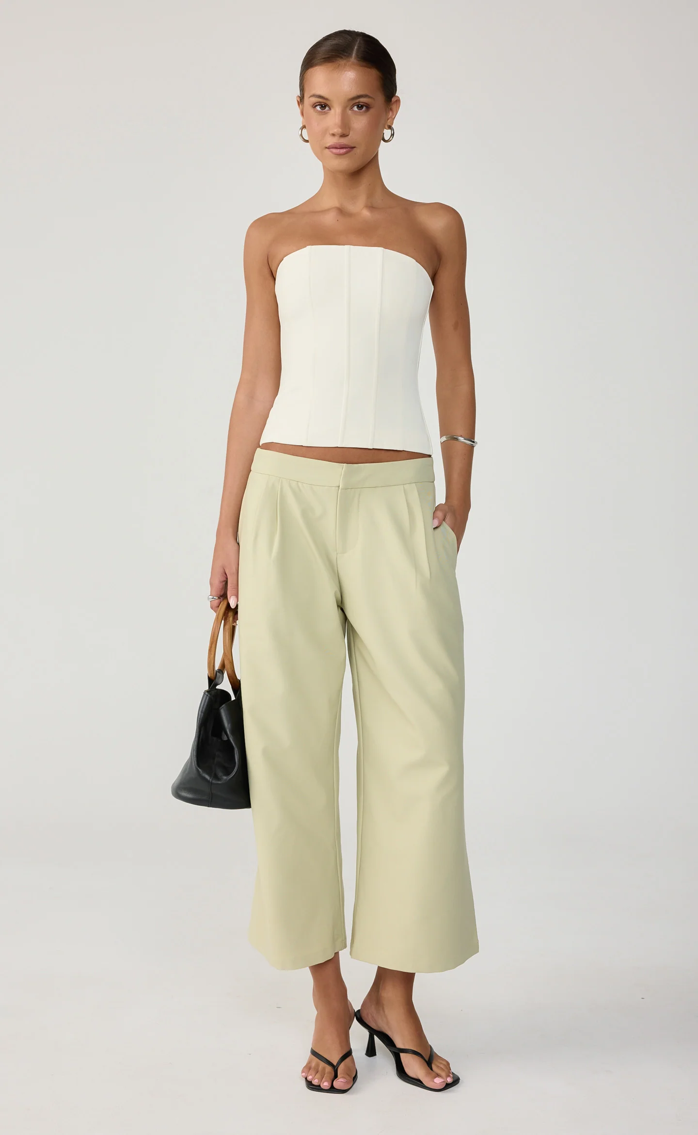 Teigen Midi Pants (Sage)