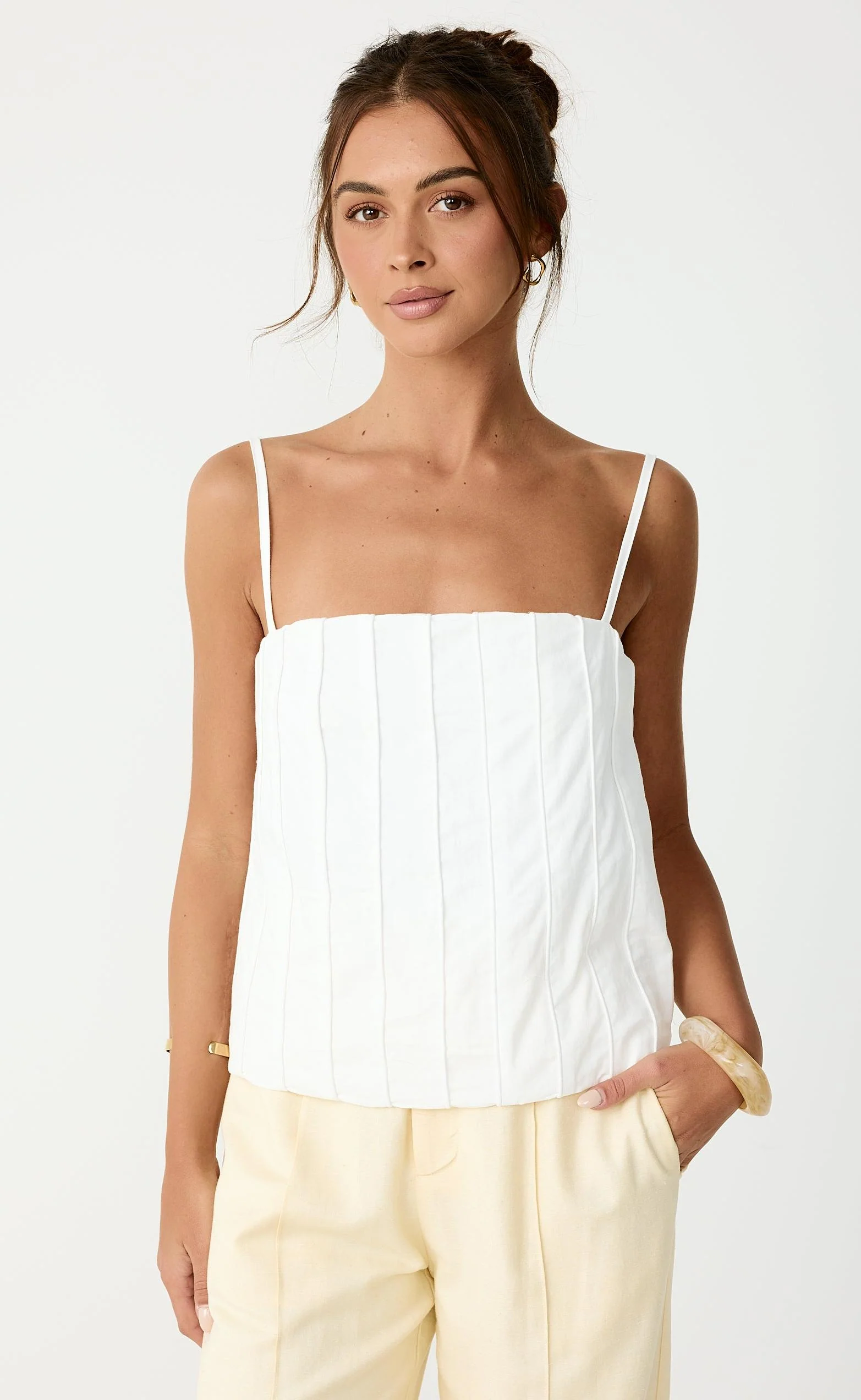 Tropical Top (Off White)