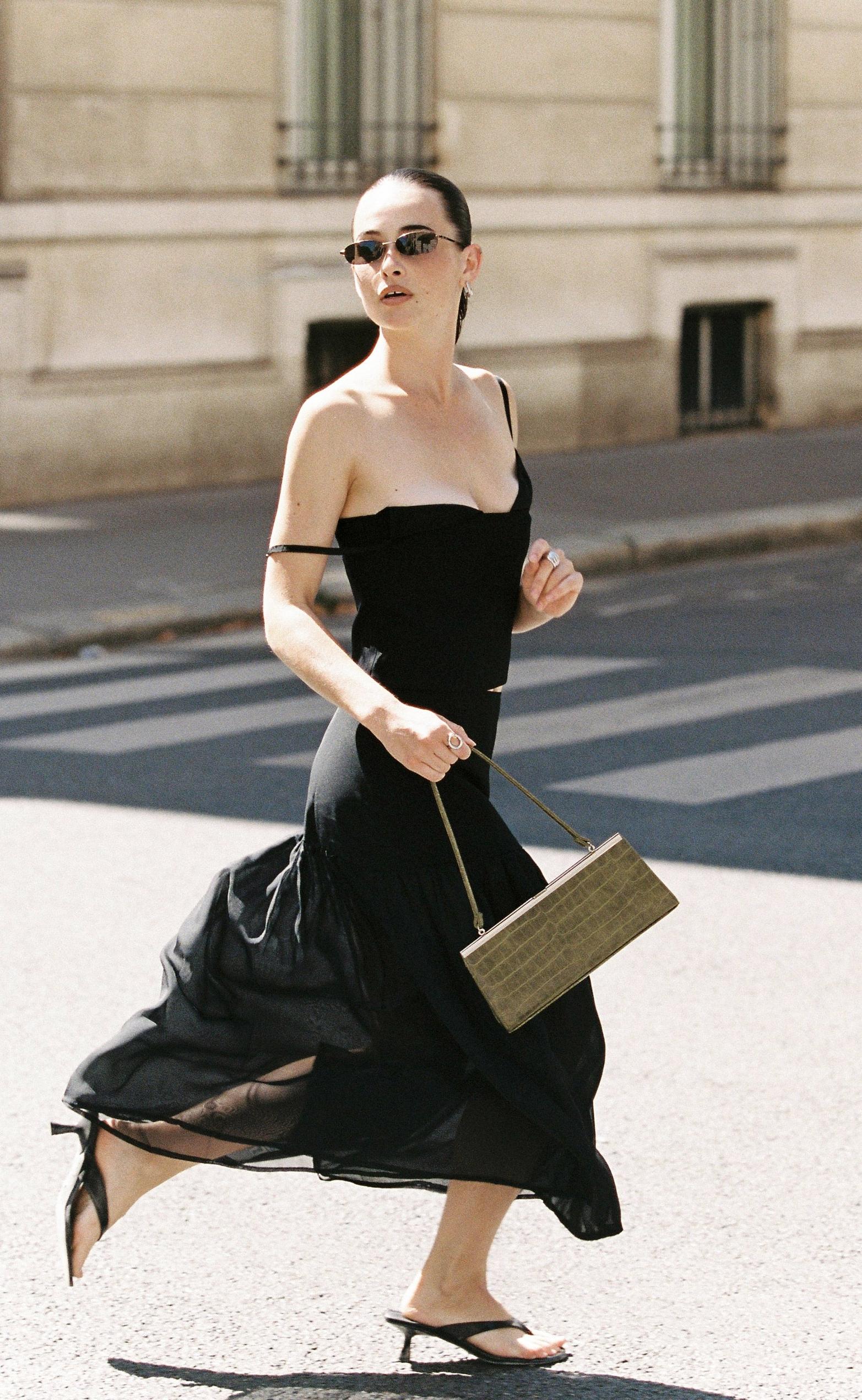 Watson Midi Skirt (Black)